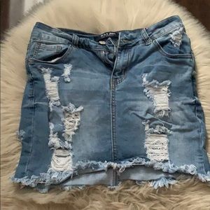 Jean Skirt